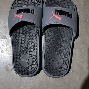 Brand new boys puma slides
